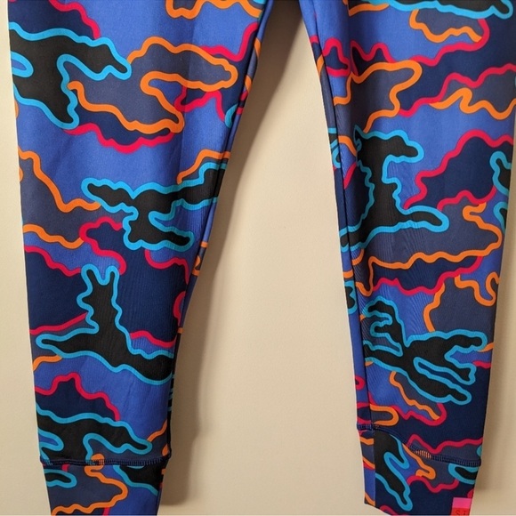 Adidas x Stella Sport Performance Blue Camouflage Leggings Size XS - Picture 7 of 10
